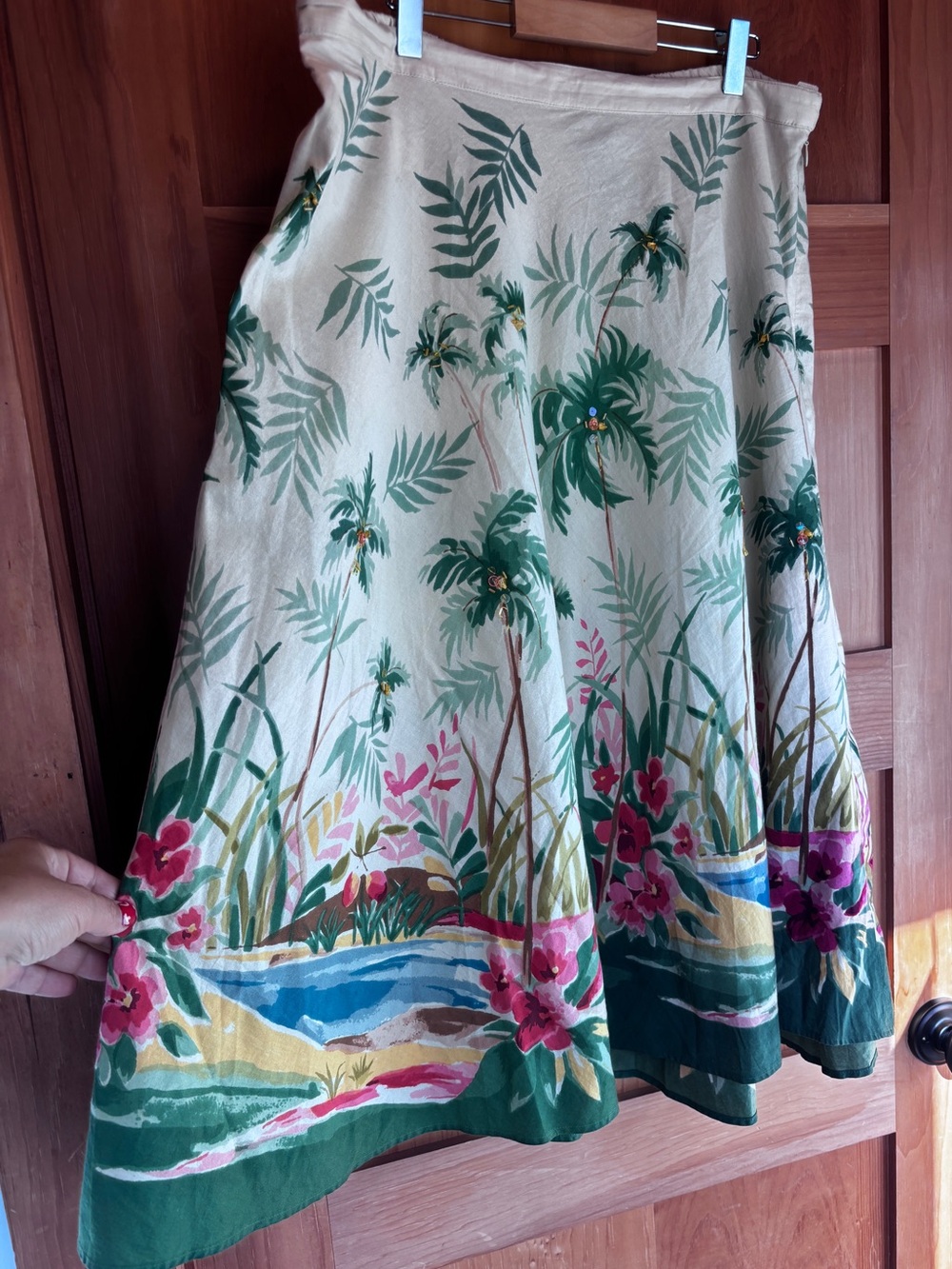 Vintage Koret 100% Cotton Playful Boho Skirt